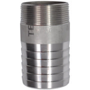 Threaded Fitting, Edelstahl, EN 10241, Gewindenippel, 1"